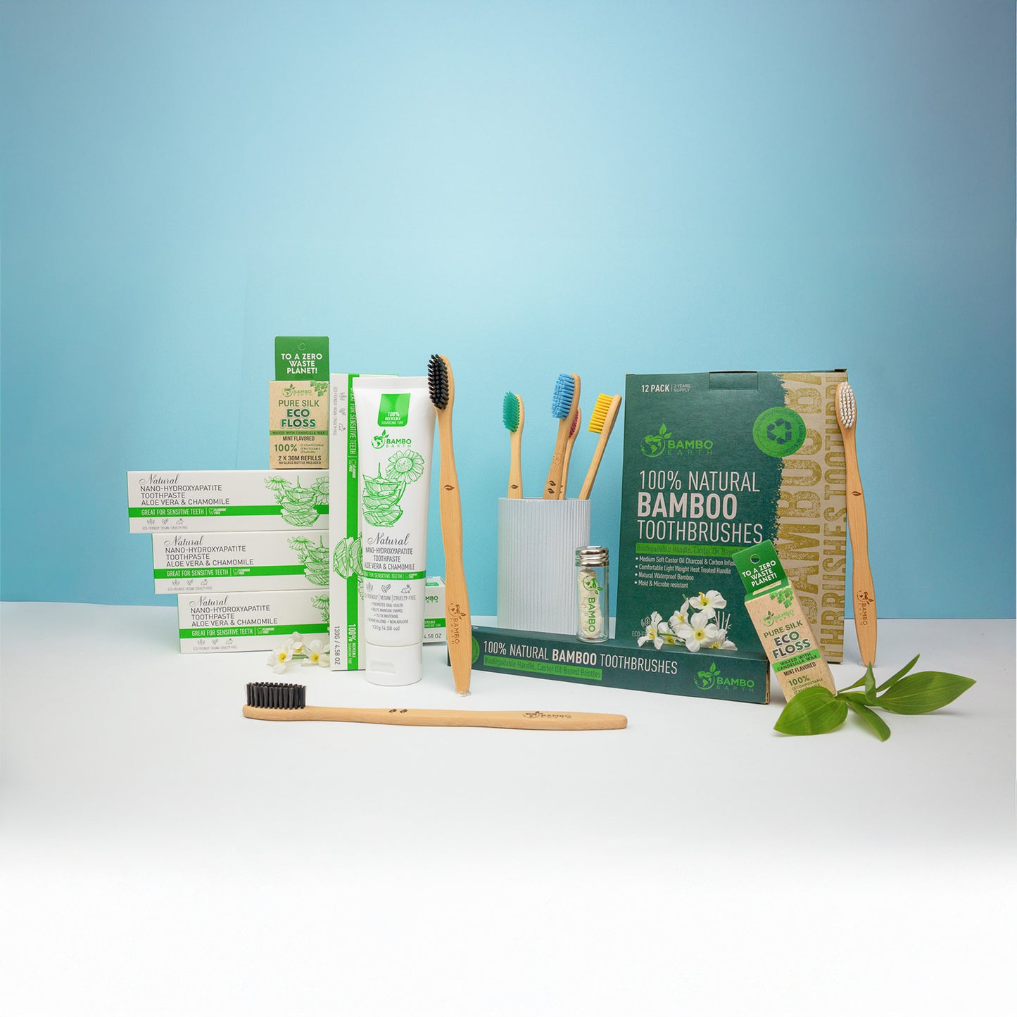 Family Dental Care Set With Floss (BG)