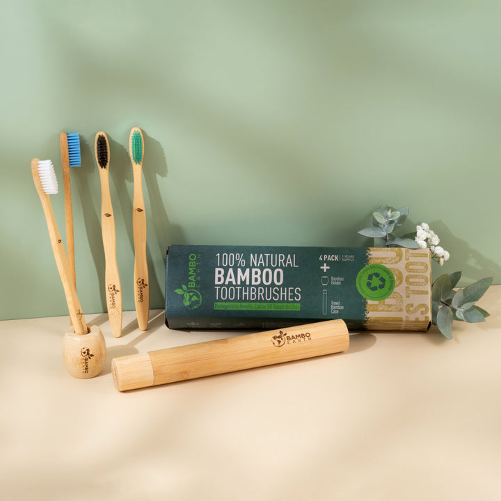 Bamboo Toothbrushes Travel Pack (BG)
