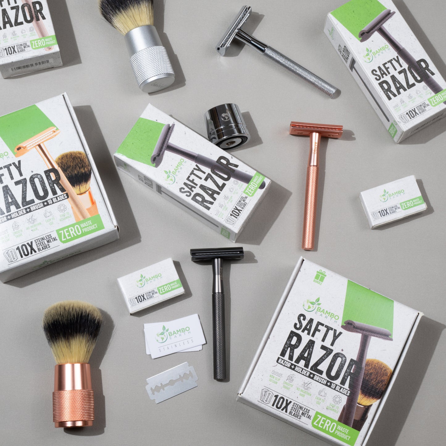 Safety Razor Silver Bundle (BG)