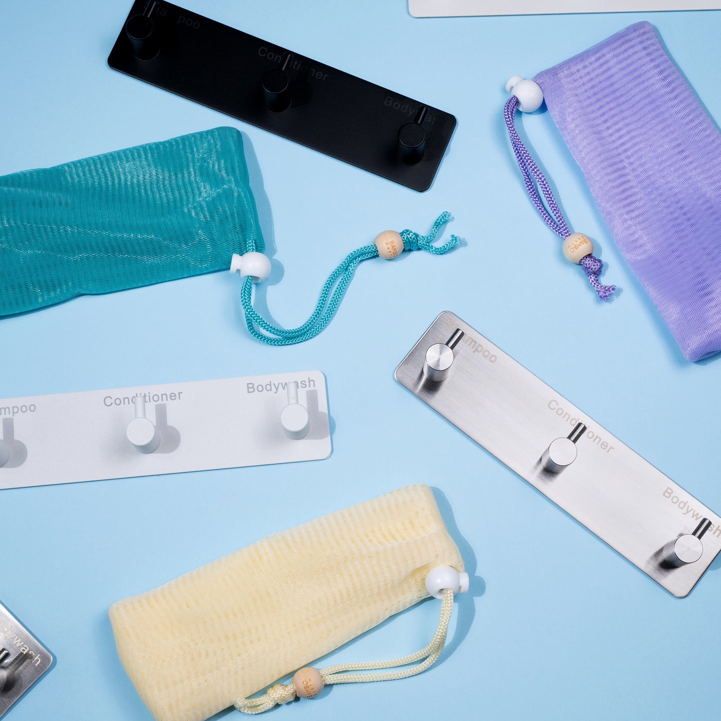 Foaming Nets & Hooks White (BG)