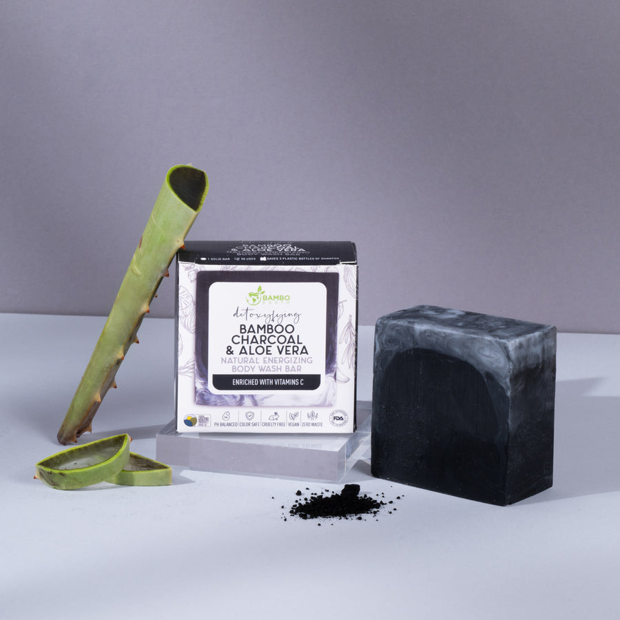 Solid Body Wash Bamboo Charcoal & Aloe Vera (BG)