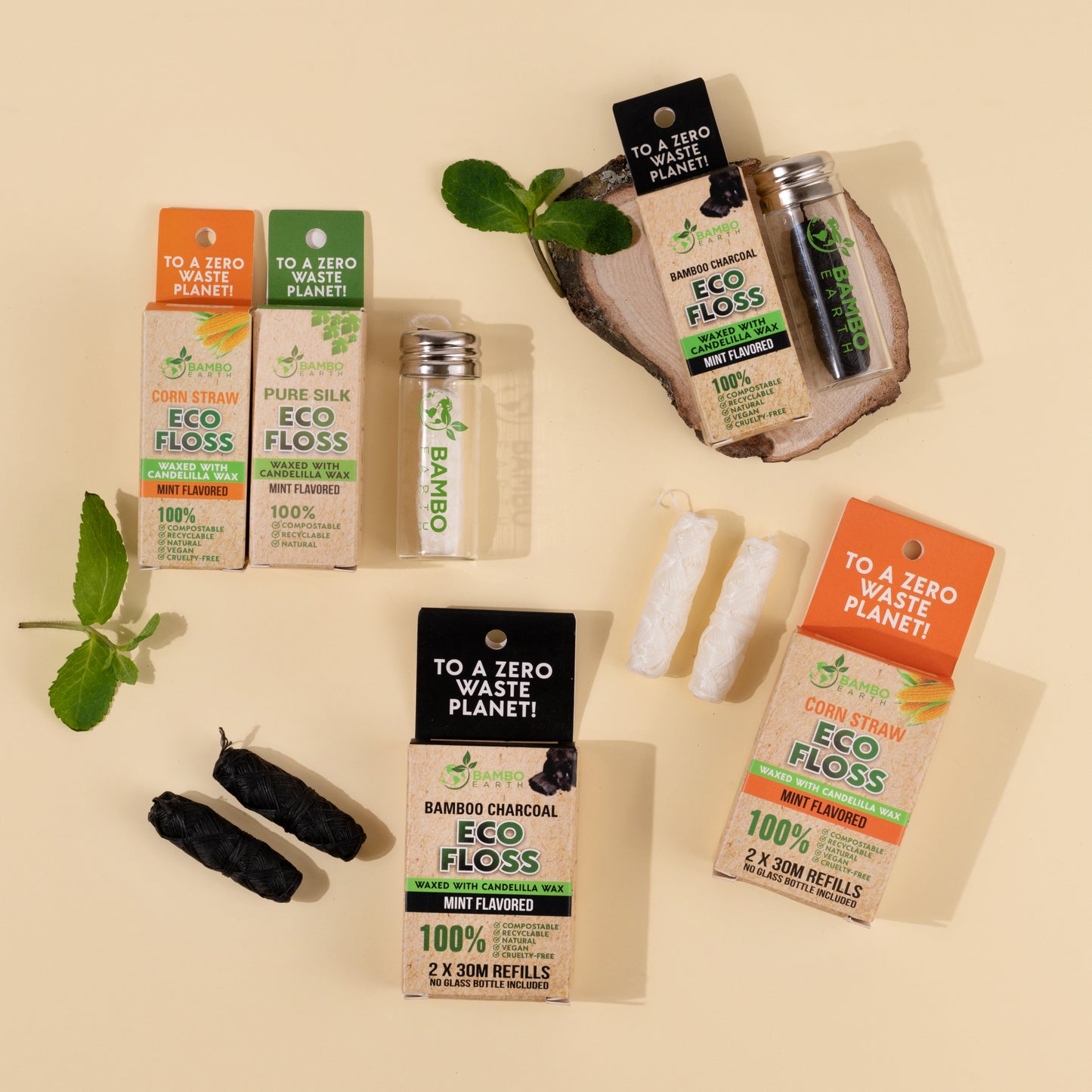 Charcoal Floss Refills Pack (BG)