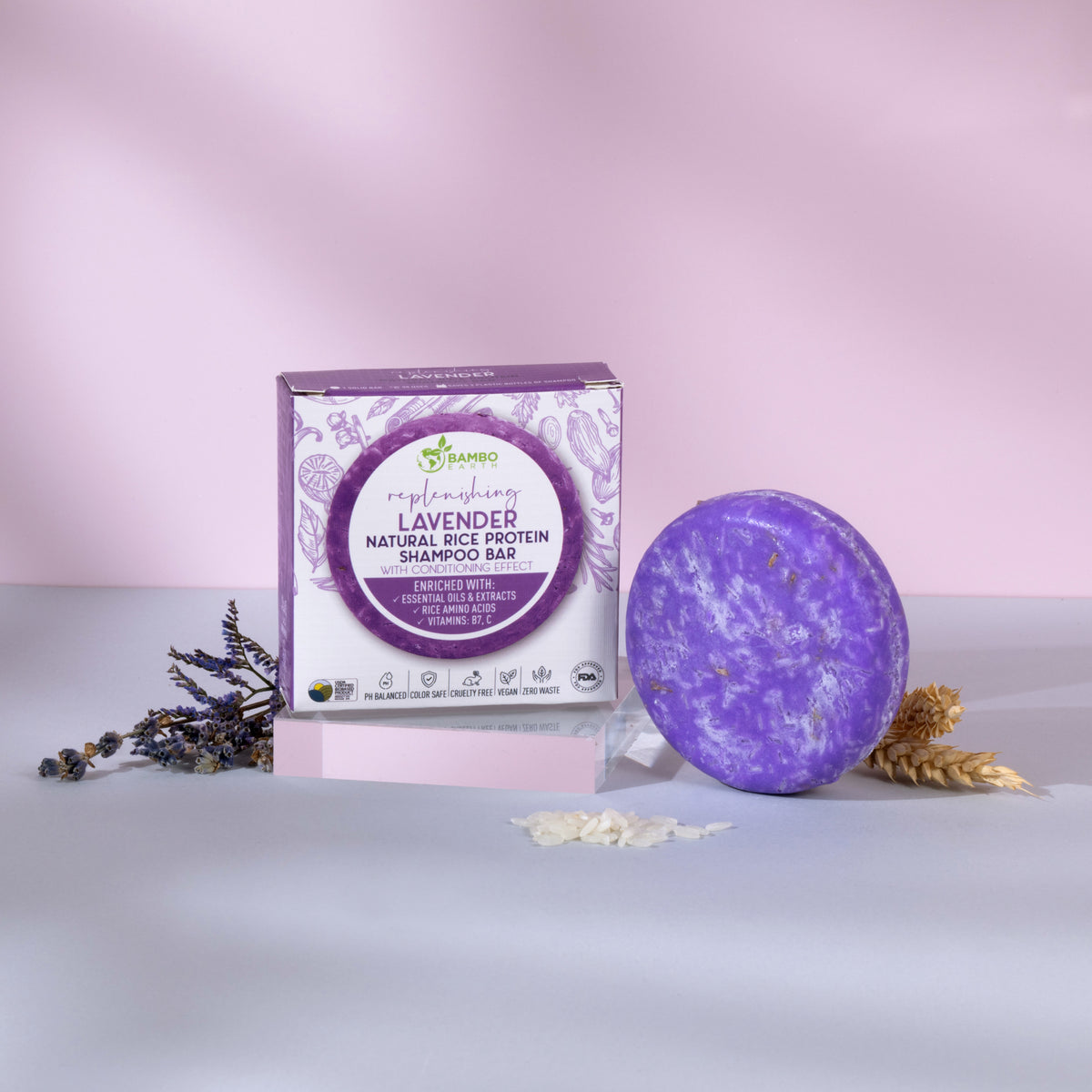 Rice Protein Shampoo With Chamomile And Mint (BG)